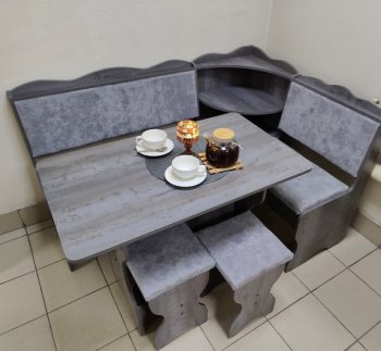 Кухонный уголок Миссия с полкой ткань в Черепаново - mebel154.com