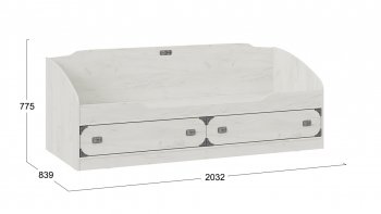 Кровать с ящиками «Калипсо» - ТД-389.12.01 в Черепаново - mebel154.com