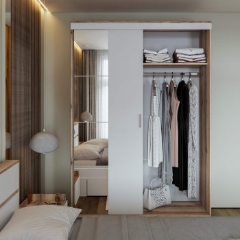 Шкаф-купе Брауни 1.5м в Черепаново - mebel154.com