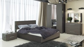 Двуспальная кровать с подъемным механизмом Наоми в Черепаново - mebel154.com