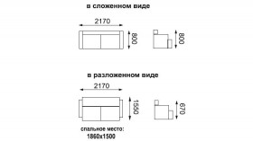 Енисей диван-кровать в Черепаново - mebel154.com
