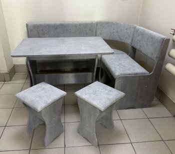 Кухонный уголок Миссия V велюр (сириус) в Черепаново - mebel154.com