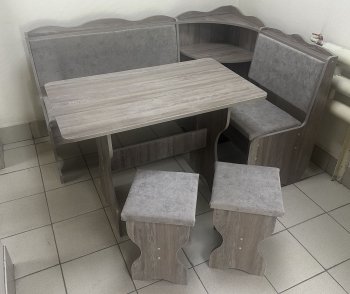 Кухонный уголок Миссия с полкой, ткань(локи) в Черепаново - mebel154.com