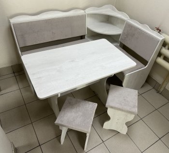 Кухонный уголок Миссия с полкой ткань в Черепаново - mebel154.com