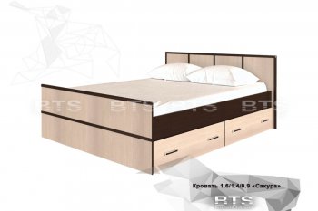 Кровать Сакура 1600(бтс) в Черепаново - mebel154.com