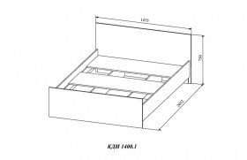 Кровать Diamante в Черепаново - mebel154.com