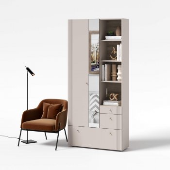 Вешалка с зеркалом Одетта (ВШ1) в Черепаново - mebel154.com