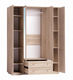 Шкаф для одежды 4-х дверный 9 Adele в Черепаново - mebel154.com