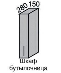 Шкаф верхний 720 ВШ 15 с дв бутылочница в Черепаново - mebel154.com