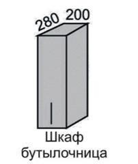Шкаф верхний 720 ВШ 20 с дверцей Алеся Эконом в Черепаново - mebel154.com