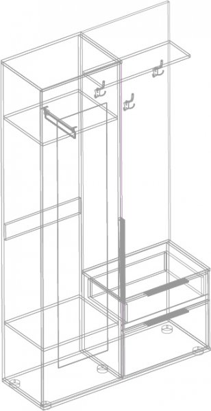 Прихожая Лео(велес) в Черепаново - mebel154.com